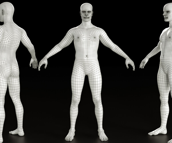 ArtStation - Human Basemesh 3D MODEL | Resources