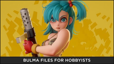 Mercurial Forge's Bulma Files for Hobbyists (Zbrush)