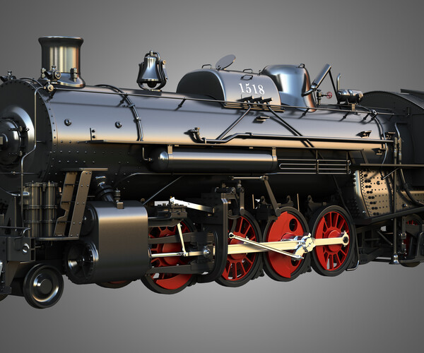 ArtStation 1815 Steam Train Resources