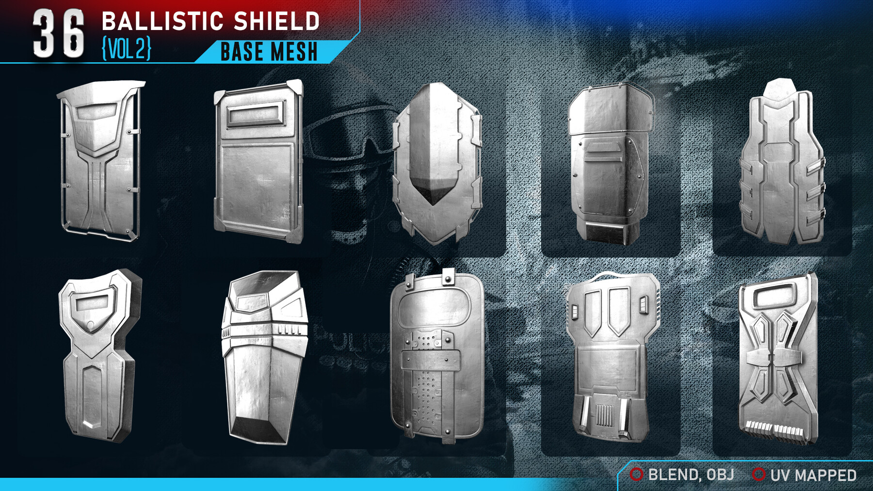 ArtStation - Ballistic Shield