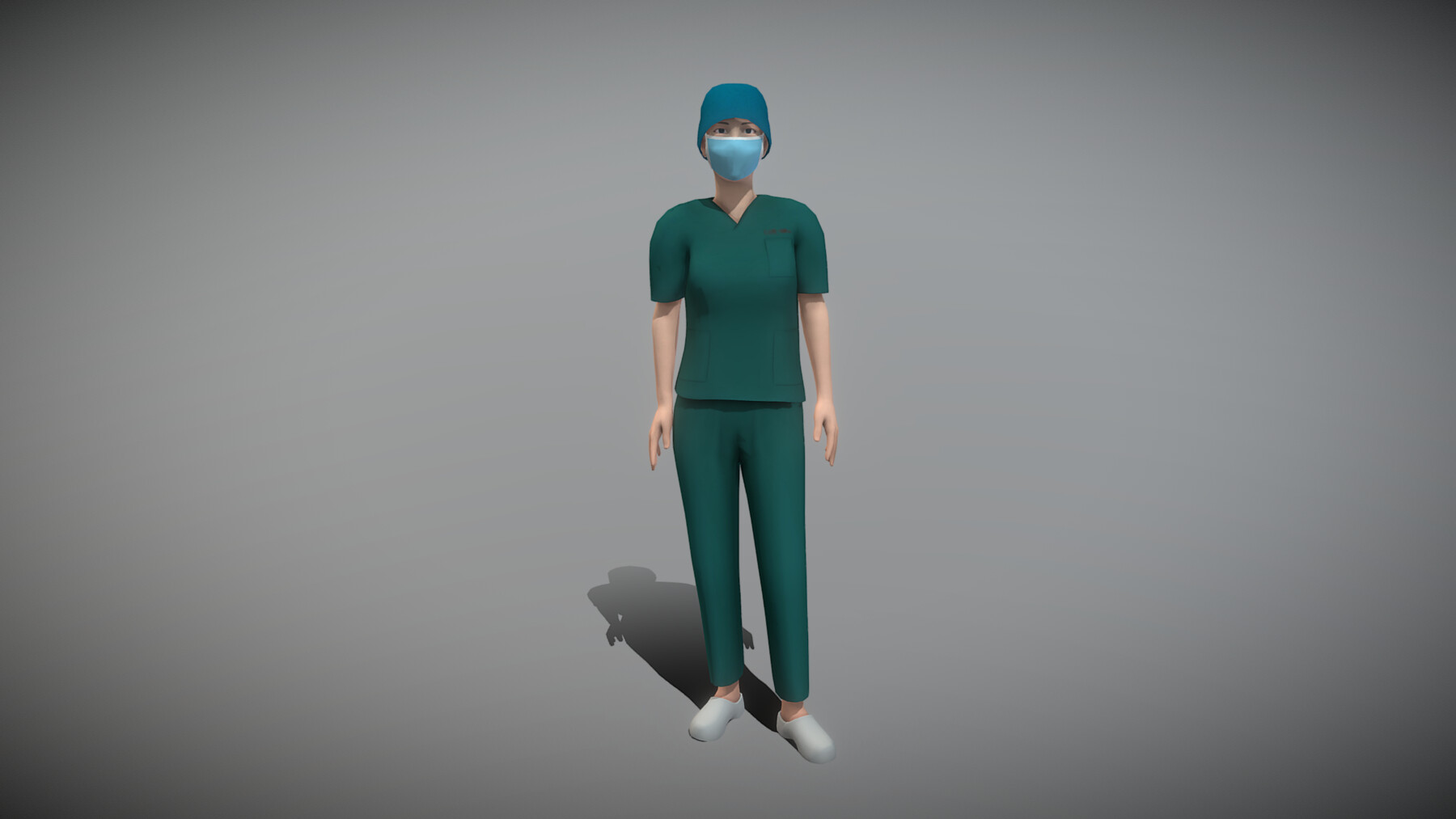 ArtStation - Operating Room Female Doctor | Game Assets