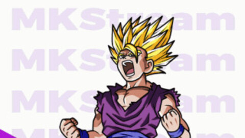 ArtStation - Twitch animated emotes dragon ball gogeta blue kamehameha gg