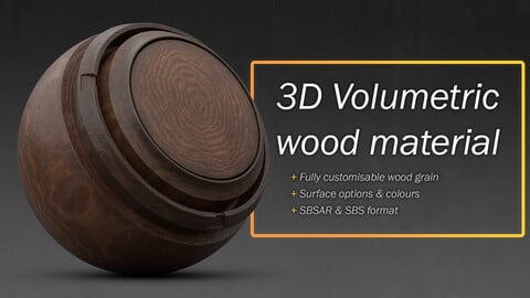 3D volumetric wood - Smart material