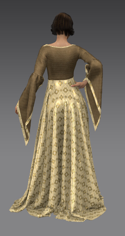 ArtStation - medieval princess dress | Game Assets