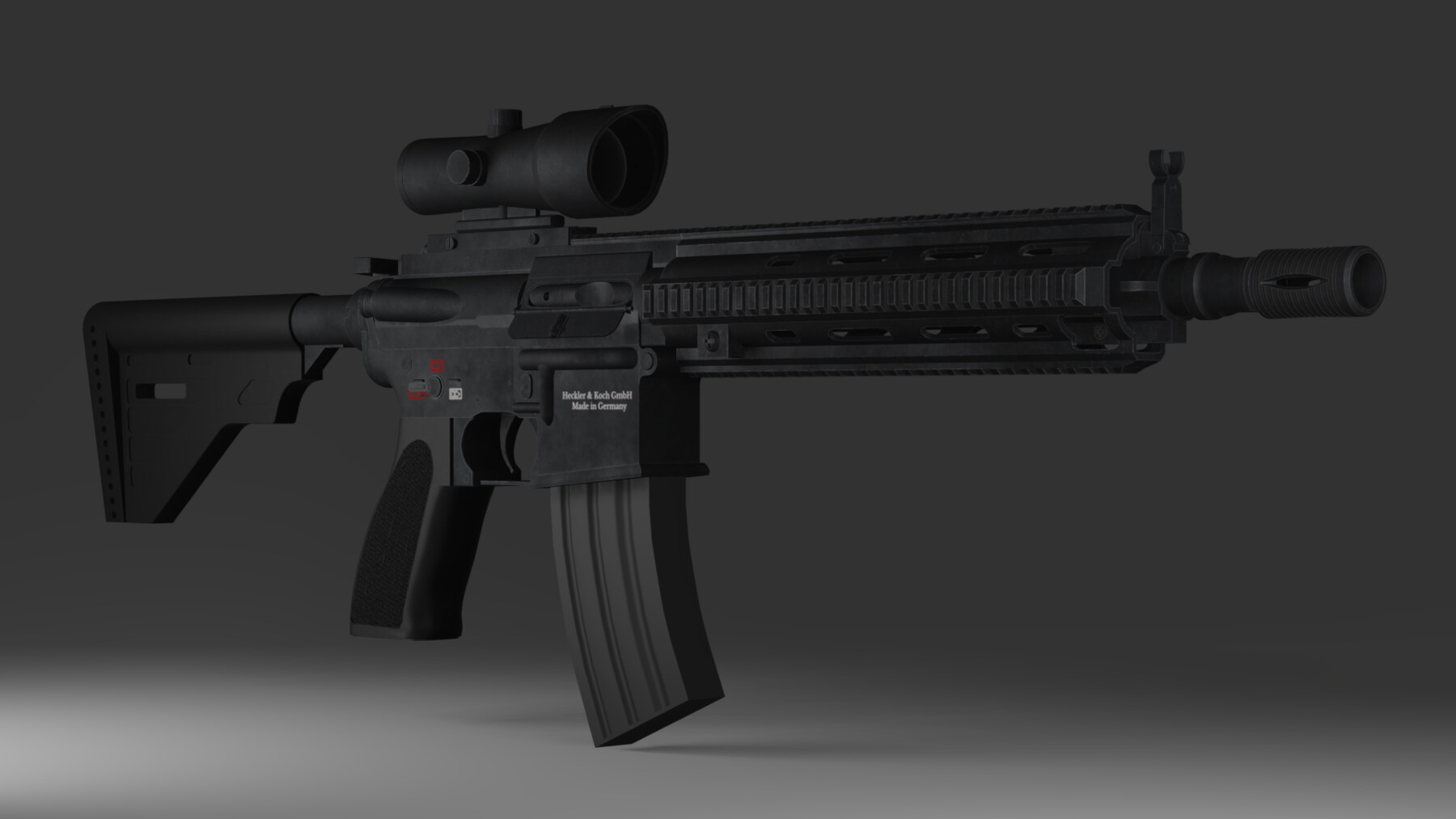 ArtStation - Realistic HK416 3D Model | Game Assets