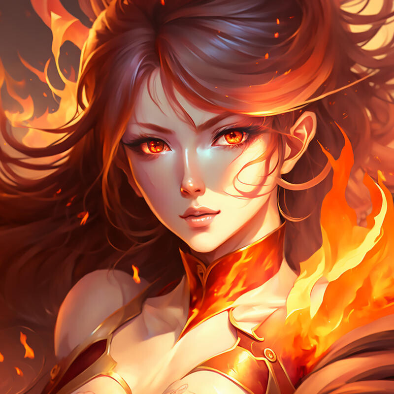 ArtStation - (11) Goddess of the fire | Artworks