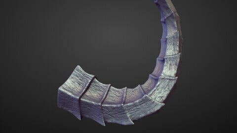 HORN18 high poly sculpt