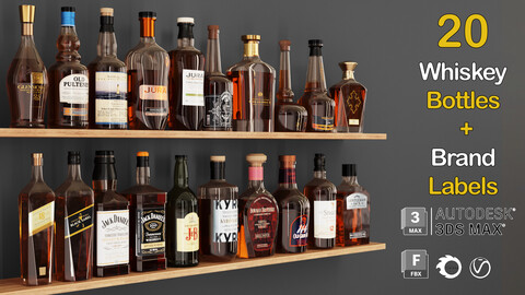 20_Whiskey_Bottles