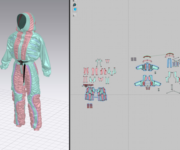 ArtStation - Cyber Sportwear Suit/ Clo 3d/ Marvelous Designer+ OBJ+FBX ...