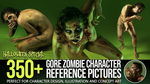 350+ Gore Zombie Character Reference Pictures