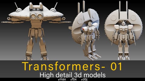 Transformers- 01- High detail 3d models