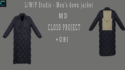 L/W/P Studio - Men's down jacket