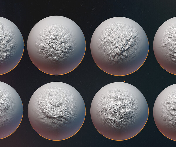 ArtStation - Sculpting Fur And Hair Brushes For Blender Vol.2 | Brushes