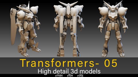 Transformers- 05- High detail 3d models