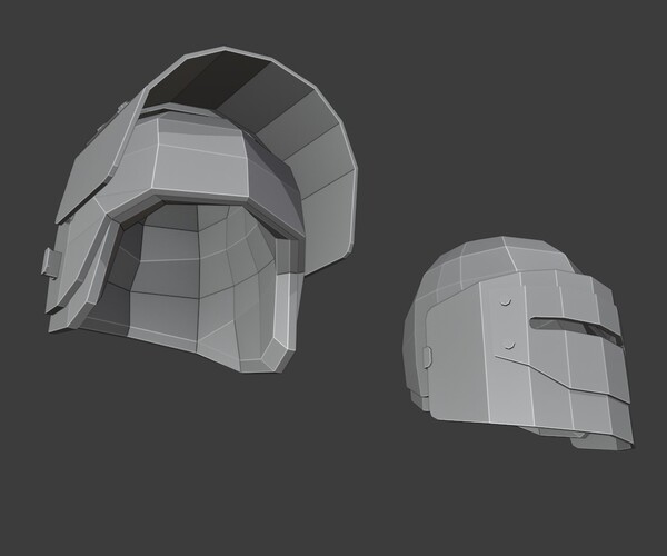 ArtStation - Maska-1SCh Helmet Low Poly | Game Assets