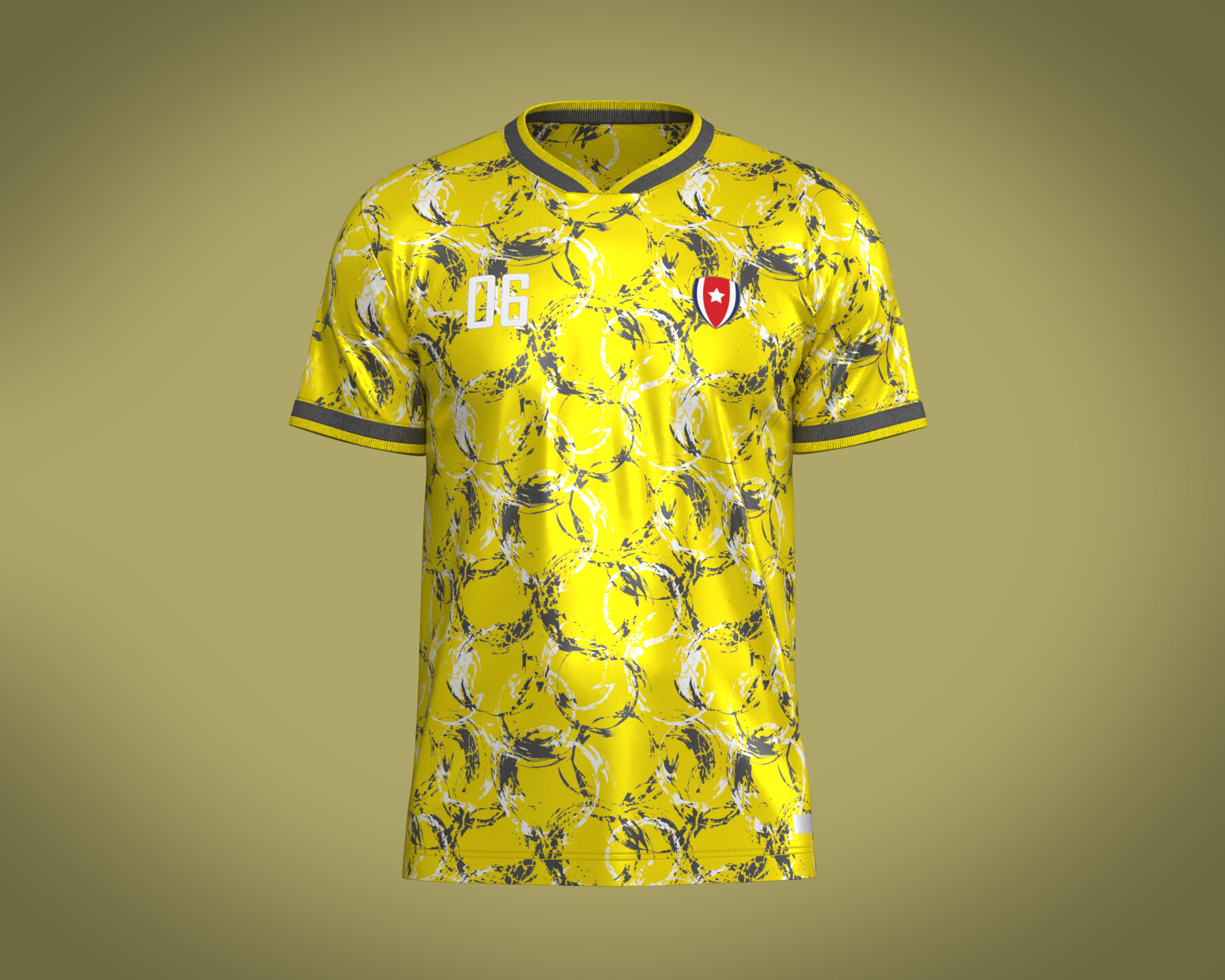 ArtStation - Soccer Yellow jersey Player-06 | Resources