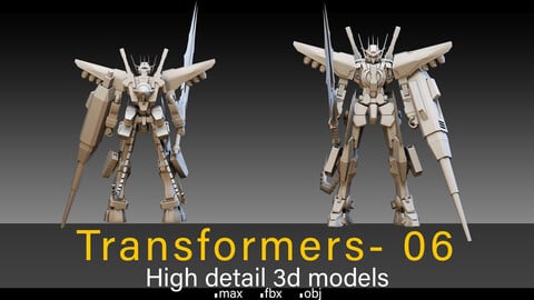 Transformers- 06- High detail 3d models