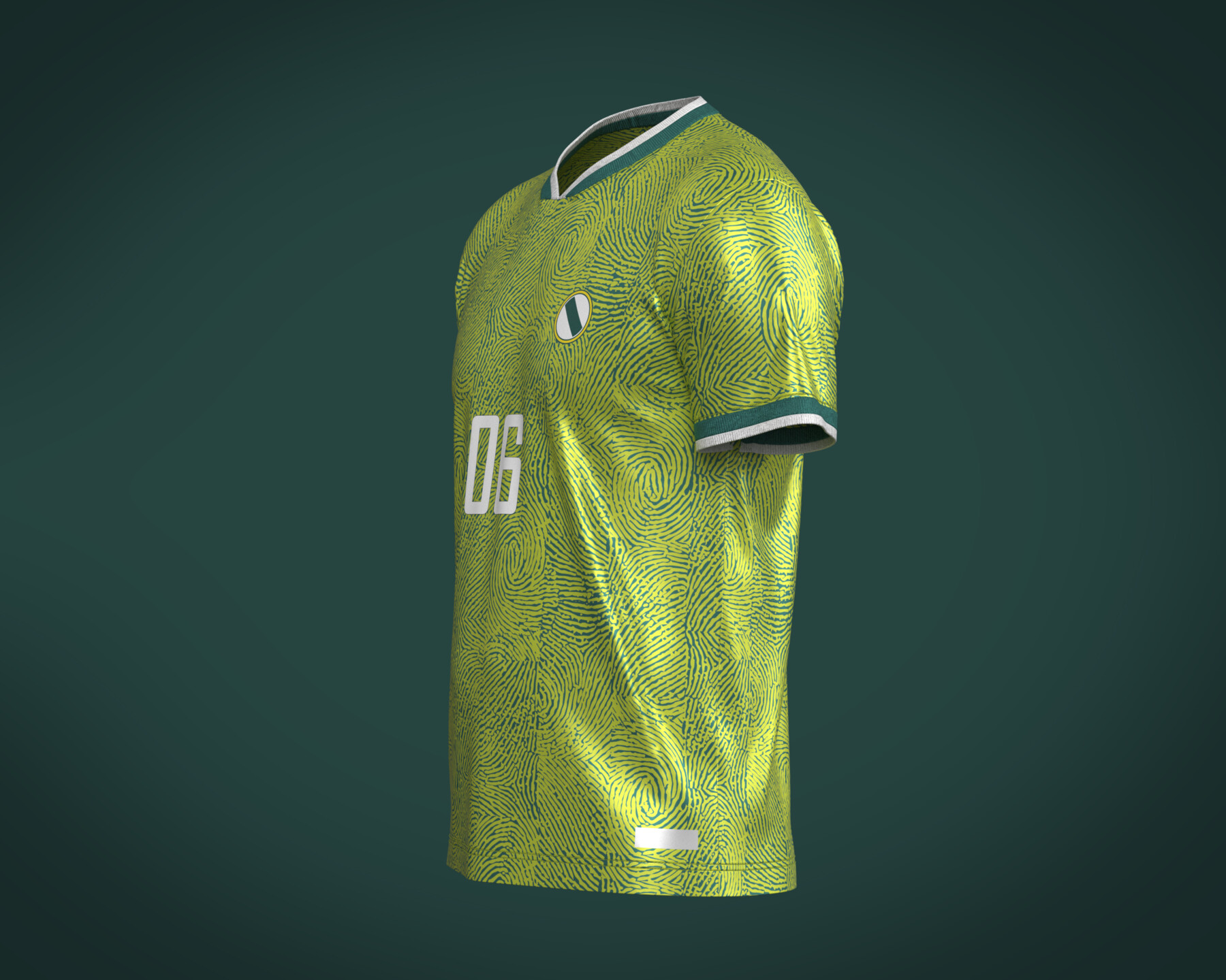 ArtStation - Soccer Green jersey Player-06 | Resources