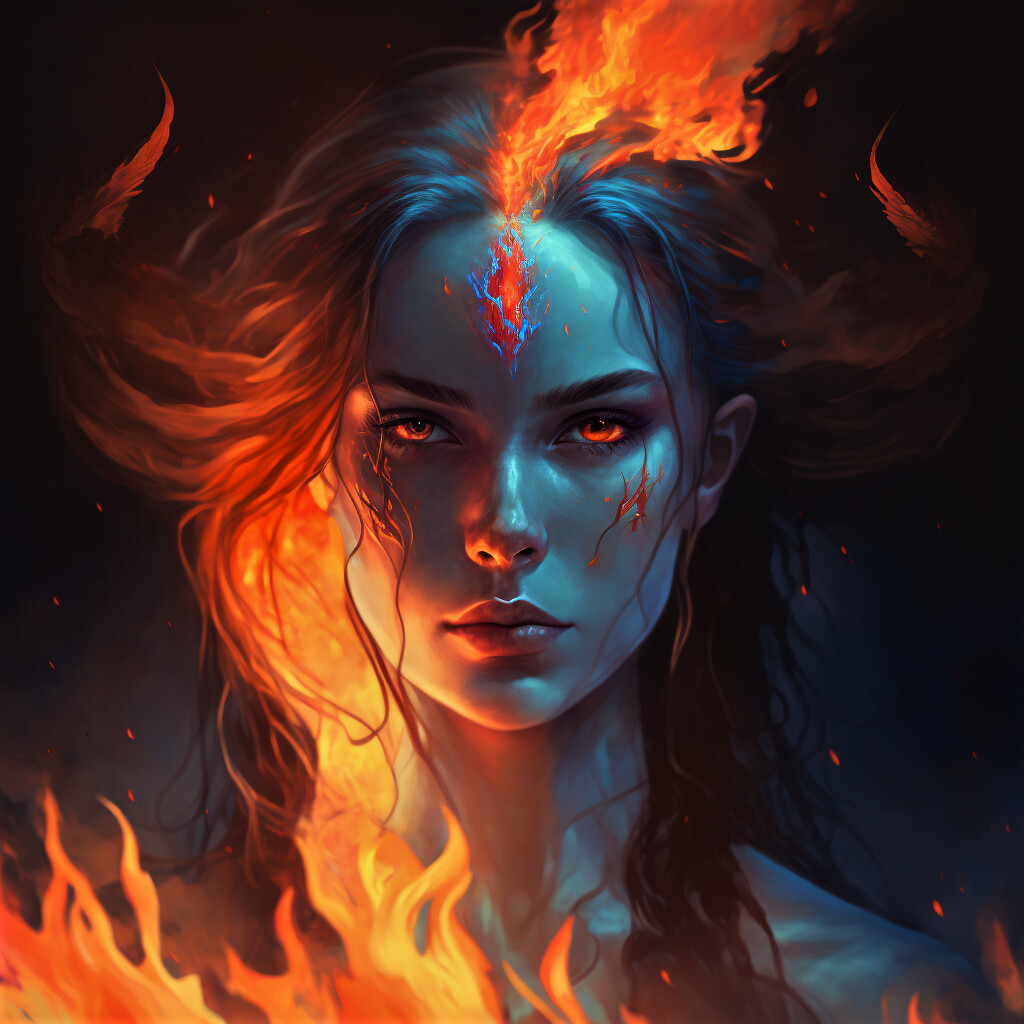 ArtStation - Ariess, Lady of the Flame | Artworks