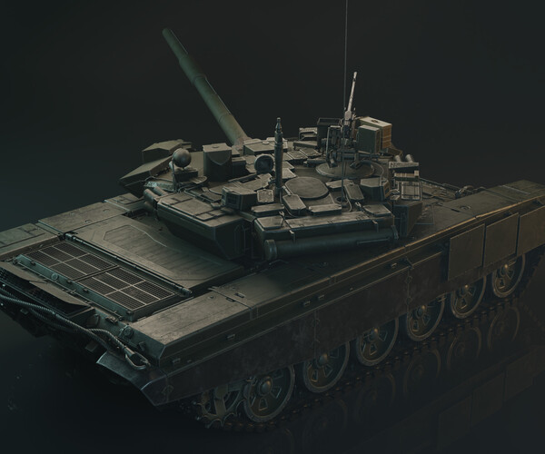 ArtStation - T90A Russian main battle tank | Resources