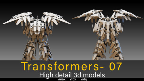 Transformers- 07- High detail 3d models
