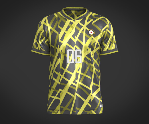 ArtStation - 5 Jersey / Sportwear / sport shirt / CLO3D