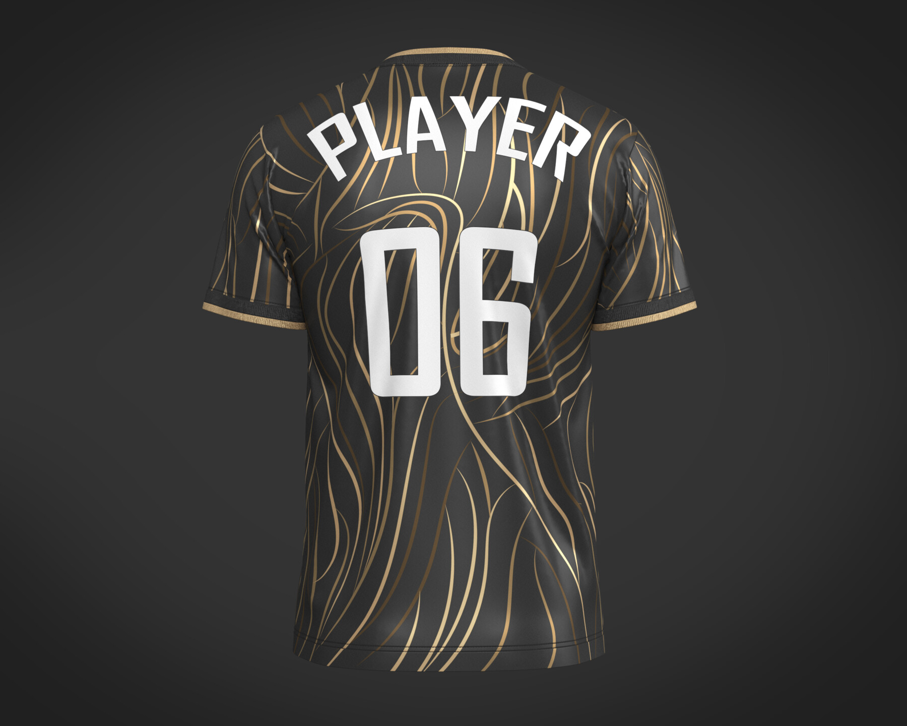 ArtStation - Soccer Football Sports Jersey Player-06 | Resources