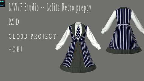 L/W/P Studio -- Lolita Retro preppy