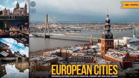 900+ European Cities Reference Pictures