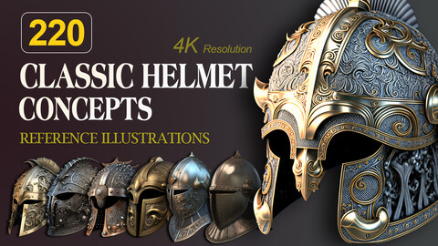 220 Classic Helmet concepts [Reference Illustrations]