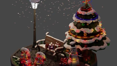 Christmas Street Scene