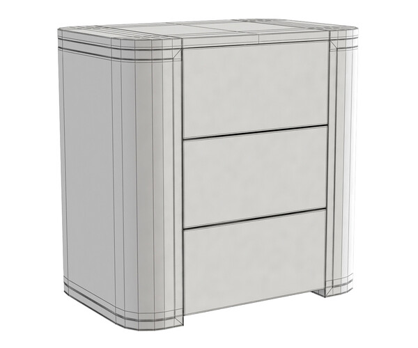 ArtStation FENDI CASA Mercury Bedside Table Resources