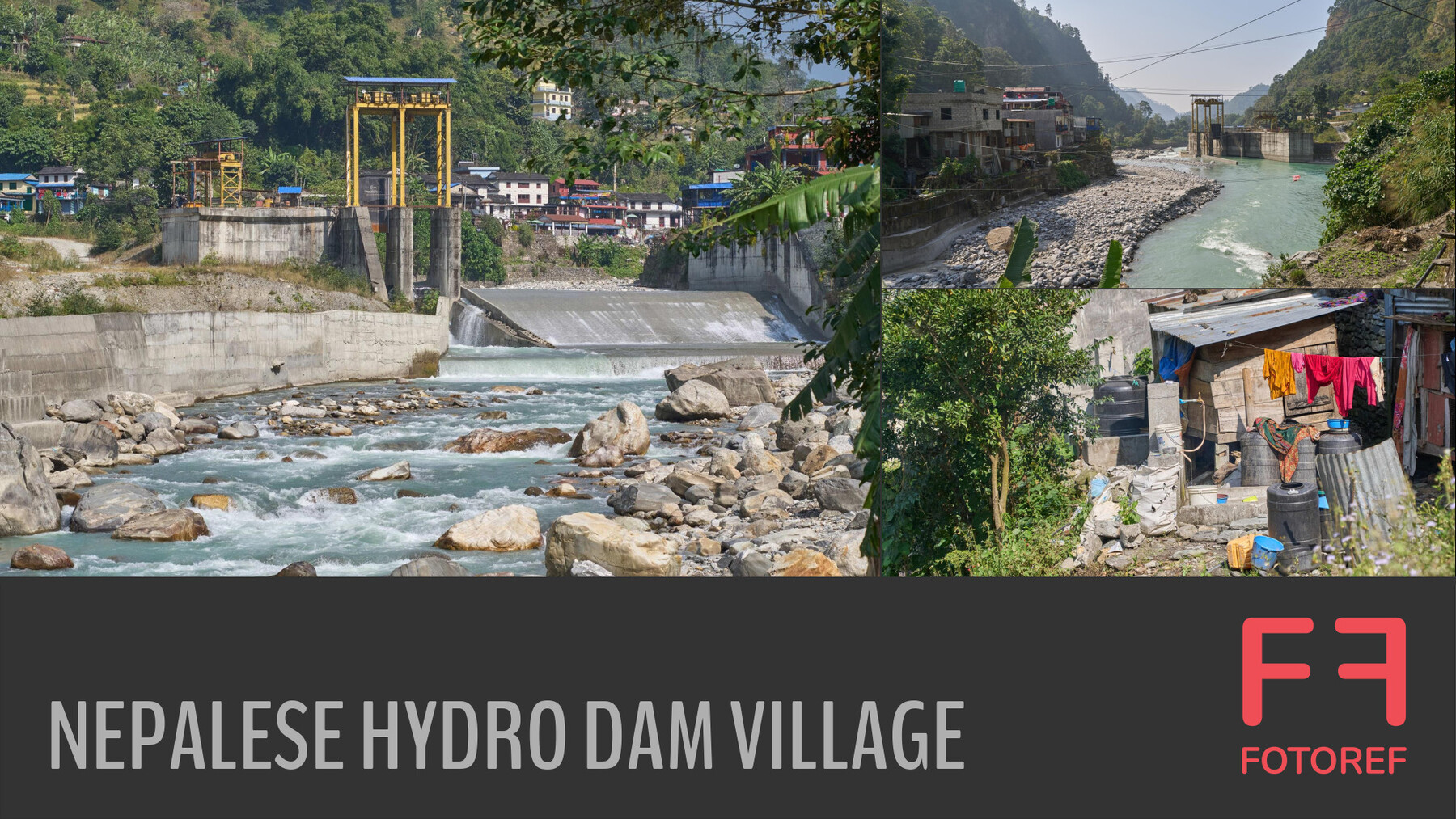ArtStation 63 photos of Nepalese Hydro Dam Village Resources