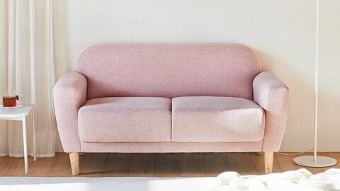 Nouveau 2 seater fabric sofa