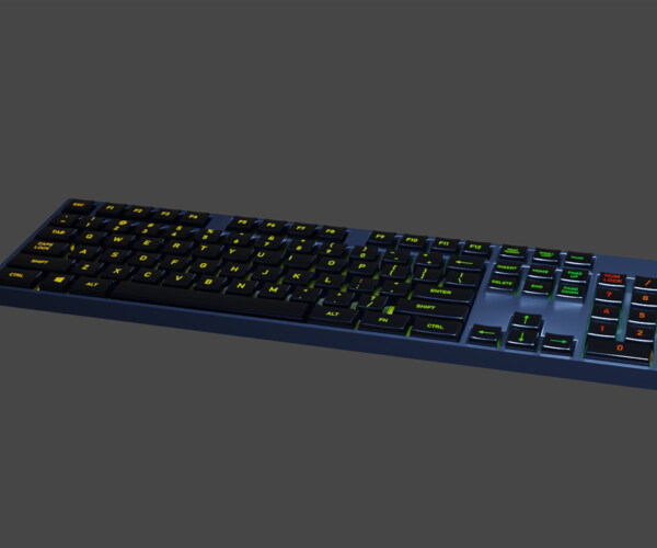 ArtStation - Animated RGB keyboard | Game Assets