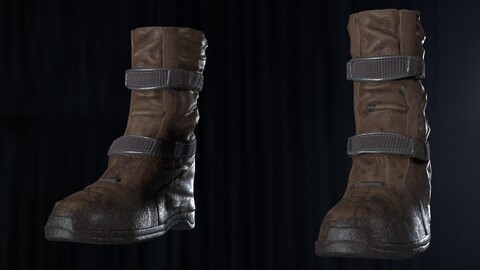 Military Boots - Game Ready