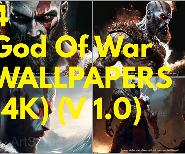 ArtStation - 4K God Of War Wallpaper Set