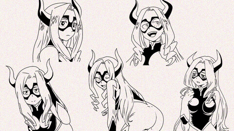 My Hero Academia SVG / Boku no hero SVG / Mt Lady SVG / Anime SVG / Cricut SVG / PNG