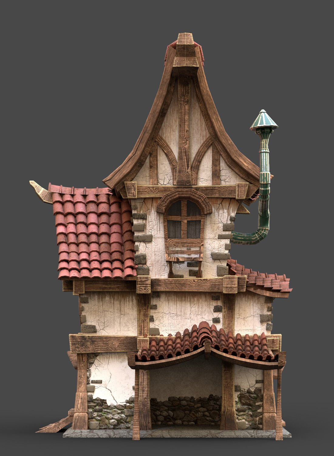 ArtStation - Medieval/Fantasy House | Game Assets