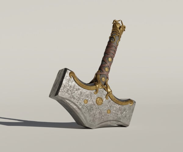 ArtStation - God of War - Thor mjolnir | Resources