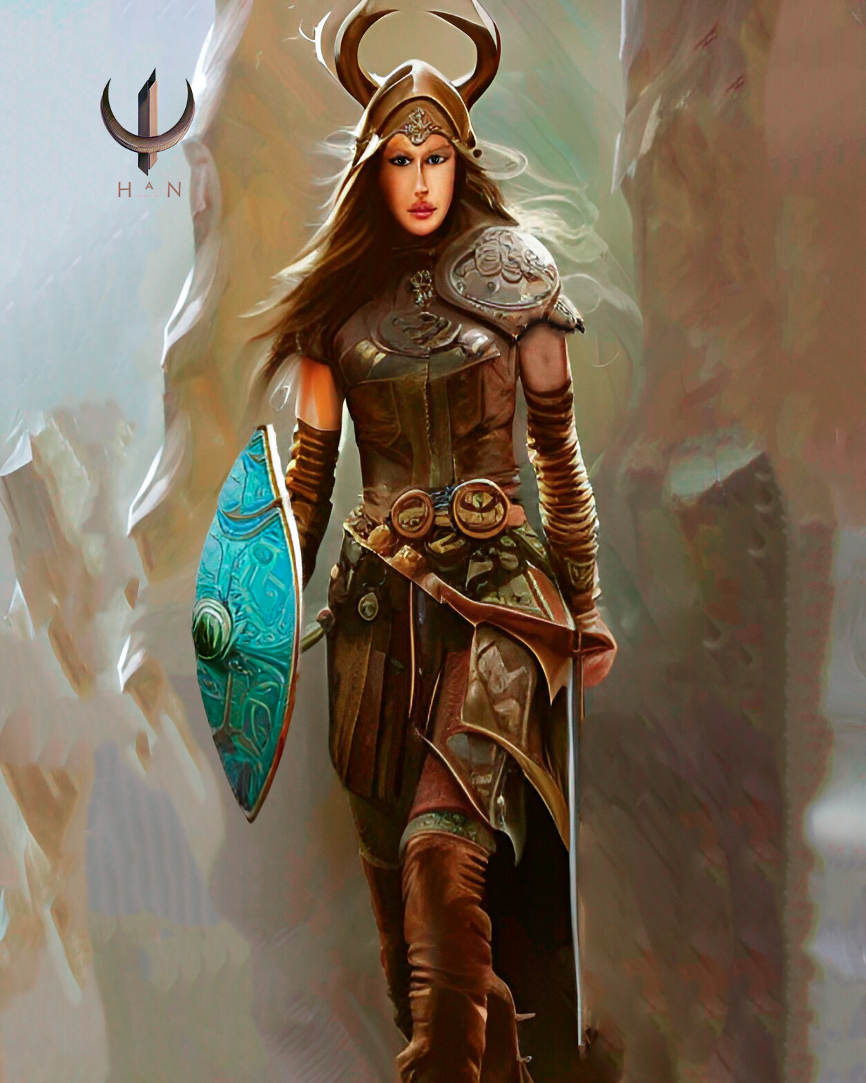 Artstation Viking Girl Artworks