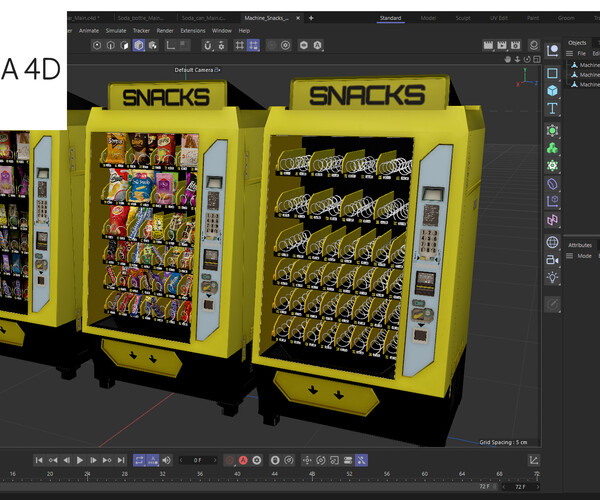 ArtStation Vending machine Game Assets