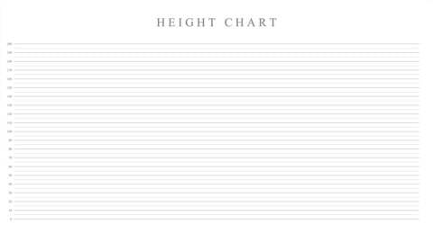 Height Chart Template