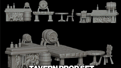 Tavern RPG Prop set