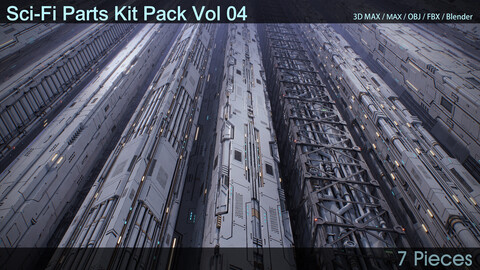 Sci-Fi Parts Kit Pack Vol 04