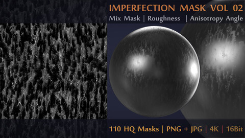 Imperfection - Grunge Masks | Vol 02 | Seamless | PNG + JPG | 4k