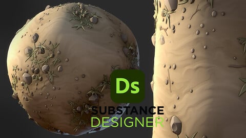 Stylized Sandy Ground - Substance 3D Designer