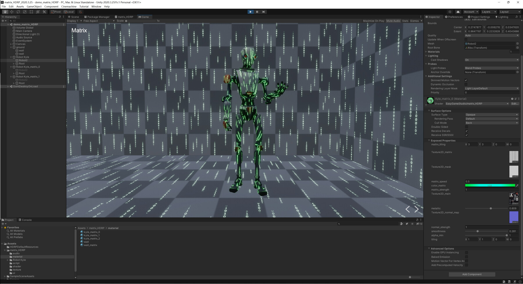 ArtStation - Unity VFX - Matrix Effect | Game Assets