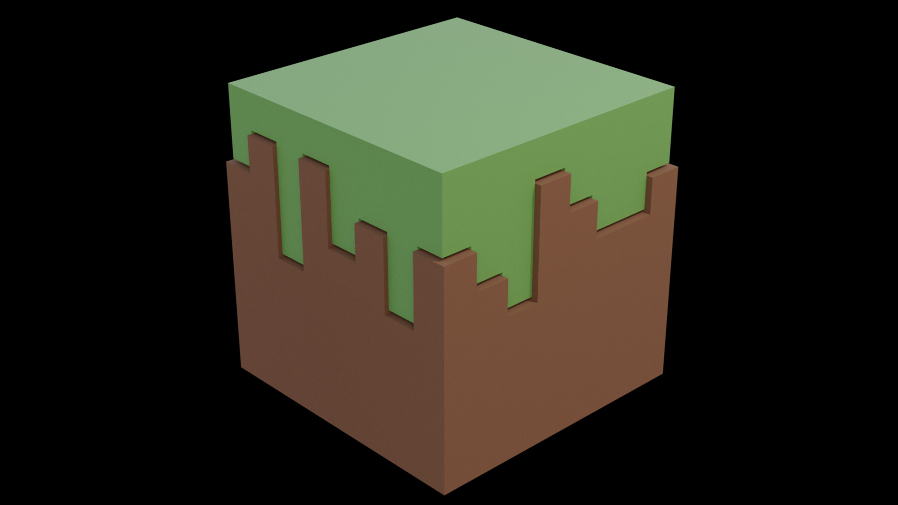 ArtStation - Minecraft Grass Block