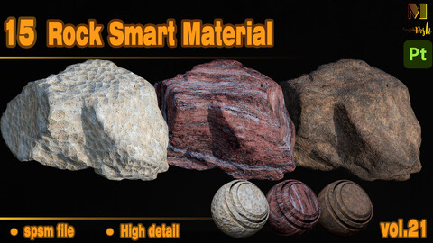 Rock Smart material - Vol21 (spsm file)
